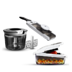 طقم من 3 آلات تقطيع ثلاثية الفرم 3 في 1