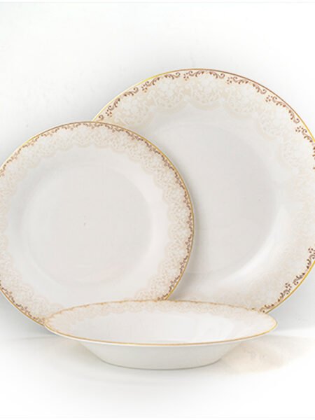 Set of anti-chip glass plates - 18 pieces FREESIA