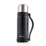 Stainless steel thermos with rod handle HOT & COLD