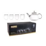 5-piece set, 1 liter jug + 4 250 ml cups, from Naaman