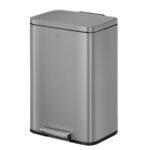 Square trash can 50 liters MADISON dark gray from EKO