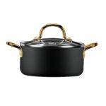 18 cm everyday+ black mini and gold handles