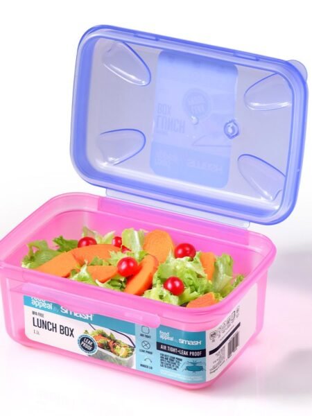 Lunch box 1100 ml pink/purple Smash by Foodappeal