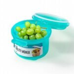 Food Appeal Blue Smash Lunch Box for Fruits/Snacks - 400 ml