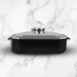 Cast aluminum roaster 36X26 cm, black emerald model