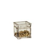 An acrylic storage box is formatted in a crystalline mirror | 400 ml