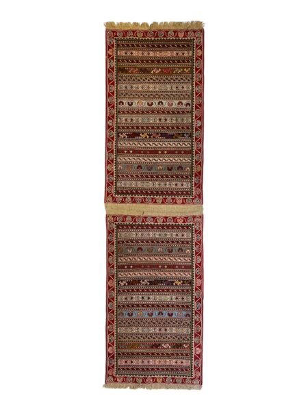 Handmade Persian Caucasian-Style Kilim Rug made of wool | 50×200 cm (also available in 50×100 cm)