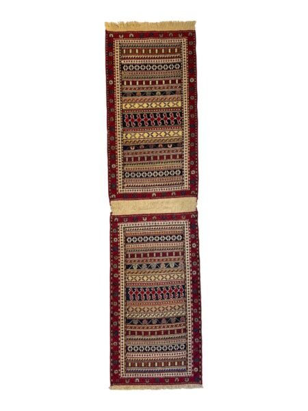 Handmade Persian-Caucasian Kilim Rug made of Sumac wool | 50×200 cm (also available in 50×100 cm)
