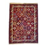 Handmade Turkish wool rug in Persian style - Kilim. Handmade | 150 x 110 cm