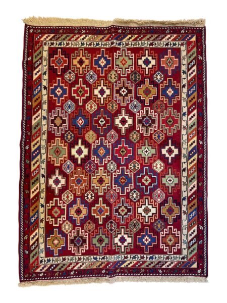Handmade Turkish wool rug in Persian style - Kilim. Handmade | ‎150 x 110 cm