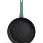 Сковорода CASUAL PLUS 24 см, зеленая ручка