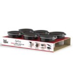 Pack of 6 spice jars combined lid 200 ml CASSIA