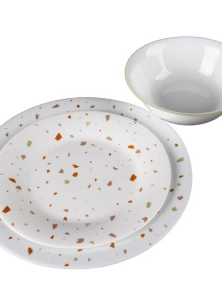 Opal WOOD dining set 18 pieces